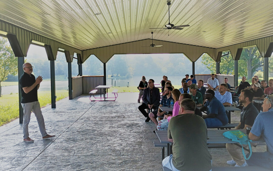 CLC, Emerge officials gather to bless new pavilion on campus